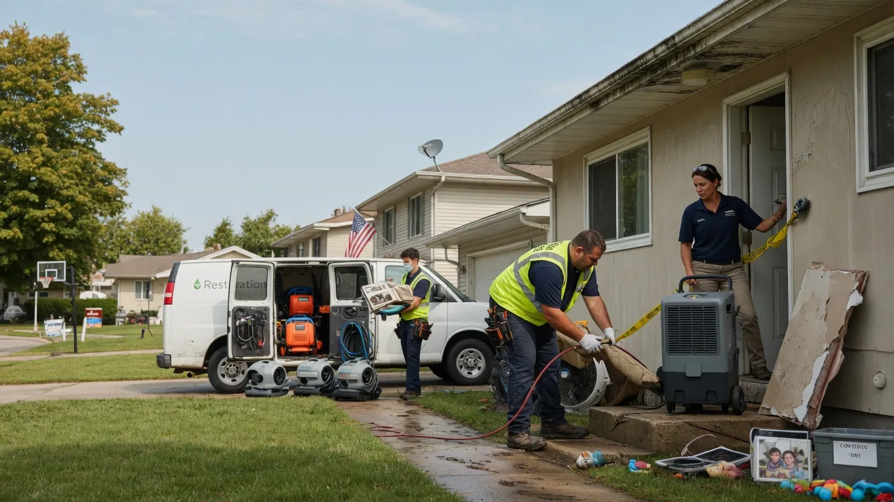 Water Damage Restoration in Gnadenhutten, OH near me